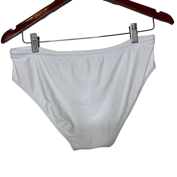 AMI Paris Alexandre Mattiussi White Ami de Coeur Swim Briefs in white size M - Picture 9 of 9